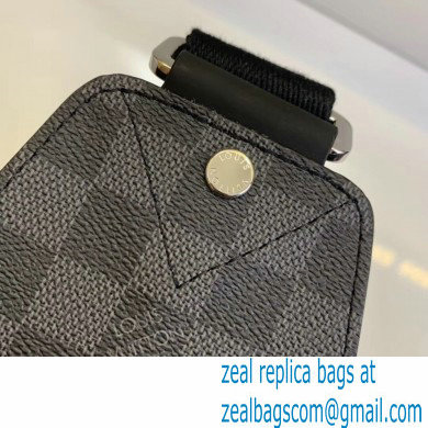 Louis Vuitton Damier Graphite Canvas Avenue Sling Bag N40273 Logo Yellow - Click Image to Close