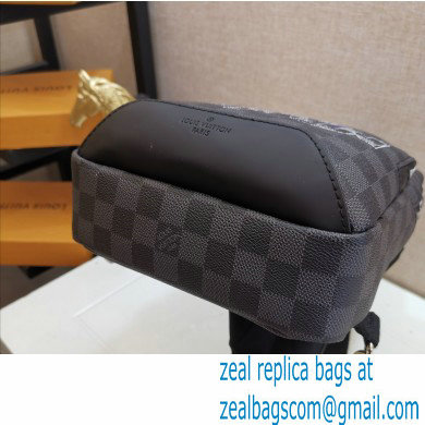 Louis Vuitton Damier Graphite Canvas Avenue Sling Bag N40274 Logo Gris - Click Image to Close