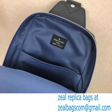 Louis Vuitton Damier Graphite Canvas Avenue Sling Bag N41719 Blue - Click Image to Close