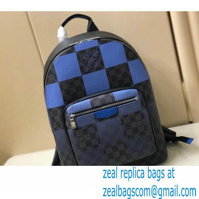 Louis Vuitton Damier Graphite Canvas Josh Backpack Bag N40402 Blue