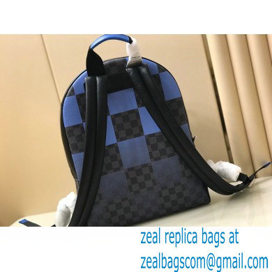 Louis Vuitton Damier Graphite Canvas Josh Backpack Bag N40402 Blue