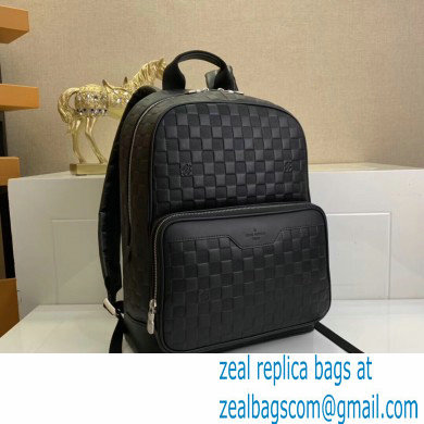 Louis Vuitton Damier Infini Leather Campus Backpack Bag N40306 Black - Click Image to Close