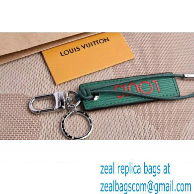 Louis Vuitton Epi Color Block LV Dual Bag Charm and Key Holder MP2554 Green/Red - Click Image to Close