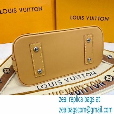 Louis Vuitton Epi Leather Alma BB Bag M57540 Honey Gold with Embroidered Logo Wide Strap 2021