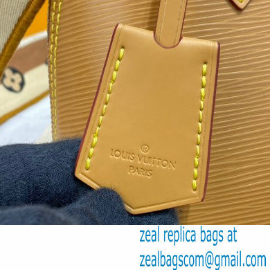 Louis Vuitton Epi Leather Alma BB Bag M57540 Honey Gold with Embroidered Logo Wide Strap 2021