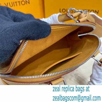 Louis Vuitton Epi Leather Alma BB Bag M57540 Honey Gold with Embroidered Logo Wide Strap 2021