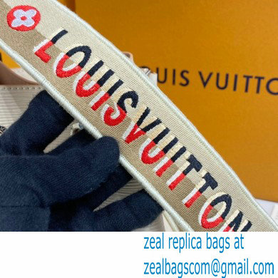 Louis Vuitton Epi Leather NeoNoe BB Bag M57693 Quartz White with Embroidered Logo Wide Strap 2021