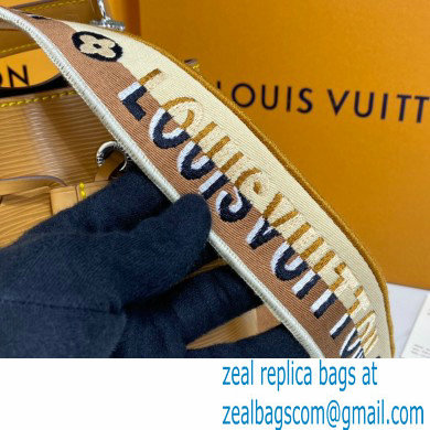 Louis Vuitton Epi Leather NeoNoe BB Bag M57706 Honey Gold with Embroidered Logo Wide Strap 2021 - Click Image to Close