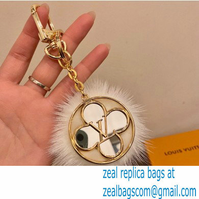 Louis Vuitton Flower Finesse Fur Bag Charm and Key Holder M69001 - Click Image to Close