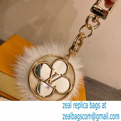 Louis Vuitton Flower Finesse Fur Bag Charm and Key Holder M69001