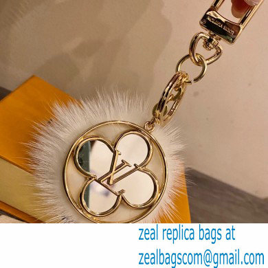 Louis Vuitton Flower Finesse Fur Bag Charm and Key Holder M69001 - Click Image to Close