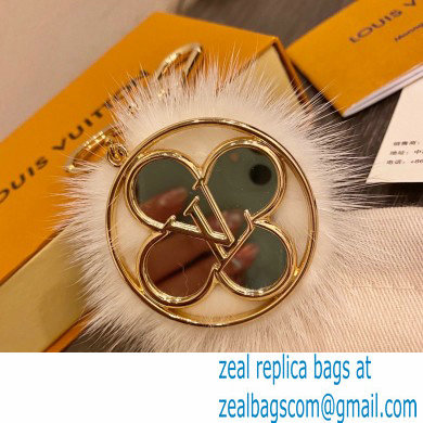 Louis Vuitton Flower Finesse Fur Bag Charm and Key Holder M69001