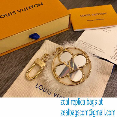 Louis Vuitton Flower Finesse Fur Bag Charm and Key Holder M69001