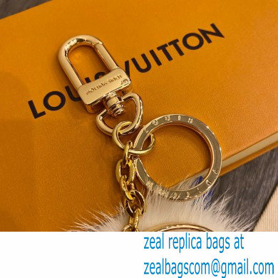 Louis Vuitton Flower Finesse Fur Bag Charm and Key Holder M69001