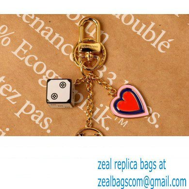 Louis Vuitton Game On Dice and Heart Bag Charm and Key Holder MP2913