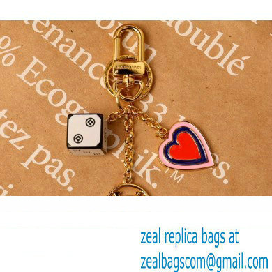 Louis Vuitton Game On Dice and Heart Bag Charm and Key Holder MP2913 - Click Image to Close