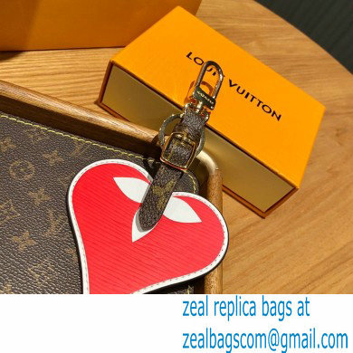 Louis Vuitton Game On Heart Bag Charm and Key Holder MP2911