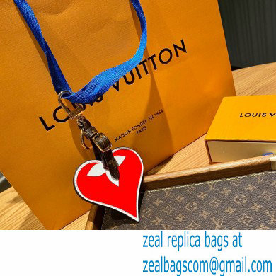 Louis Vuitton Game On Heart Bag Charm and Key Holder MP2911