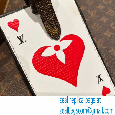 Louis Vuitton Game On LV Card Luggage Tag Bag Charm and Key Holder MP2912