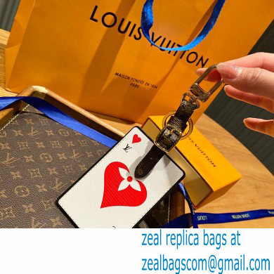 Louis Vuitton Game On LV Card Luggage Tag Bag Charm and Key Holder MP2912