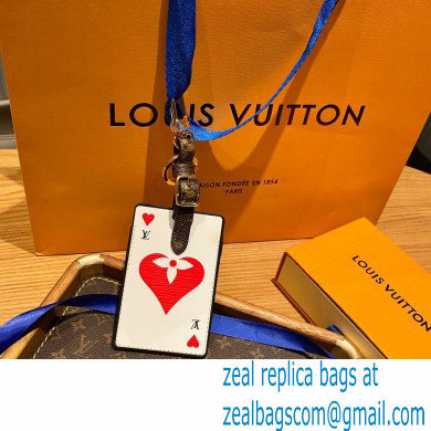 Louis Vuitton Game On LV Card Luggage Tag Bag Charm and Key Holder MP2912