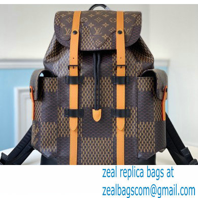 Louis Vuitton Giant Damier Ebene Canvas Christopher PM Backpack Bag N40358