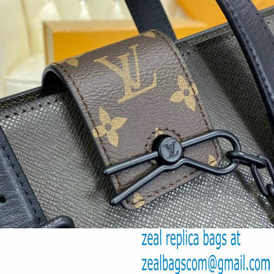 Louis Vuitton Leather Men's Shopping Tote Bag M30725 Army Green 2021 - Click Image to Close