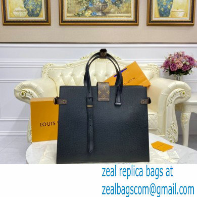 Louis Vuitton Leather Men's Shopping Tote Bag M30725 Black 2021