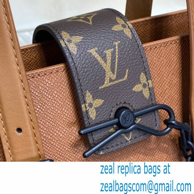 Louis Vuitton Leather Men's Shopping Tote Bag M30725 Brown 2021 - Click Image to Close