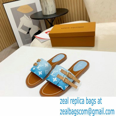 Louis Vuitton Lock It Flat Mules 03 By The Pool Capsule Collection 2021