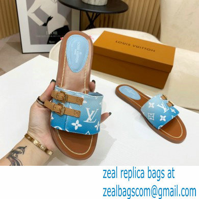 Louis Vuitton Lock It Flat Mules 03 By The Pool Capsule Collection 2021 - Click Image to Close