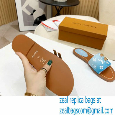 Louis Vuitton Lock It Flat Mules 03 By The Pool Capsule Collection 2021 - Click Image to Close