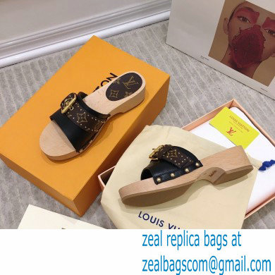 Louis Vuitton Lock It Flat Mules with Front Strap 01 2021 - Click Image to Close