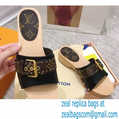 Louis Vuitton Lock It Flat Mules with Front Strap 01 2021