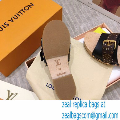 Louis Vuitton Lock It Flat Mules with Front Strap 01 2021