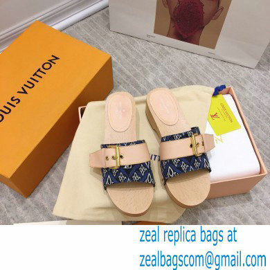 Louis Vuitton Lock It Flat Mules with Front Strap 02 2021 - Click Image to Close