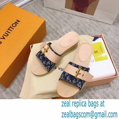 Louis Vuitton Lock It Flat Mules with Front Strap 02 2021 - Click Image to Close