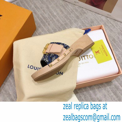 Louis Vuitton Lock It Flat Mules with Front Strap 02 2021 - Click Image to Close