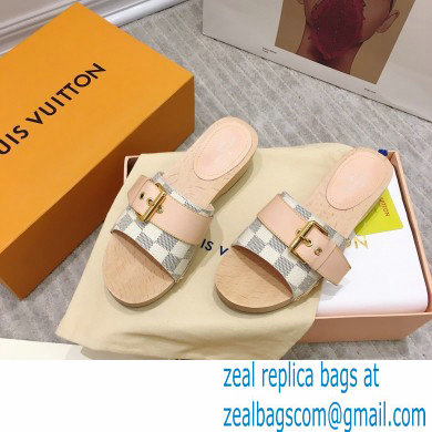 Louis Vuitton Lock It Flat Mules with Front Strap 05 2021