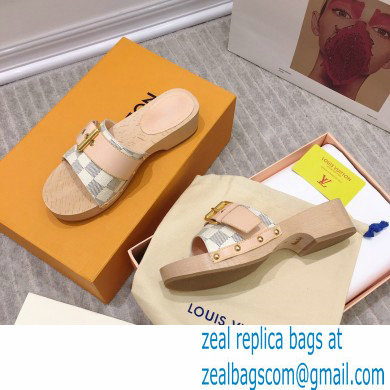 Louis Vuitton Lock It Flat Mules with Front Strap 05 2021 - Click Image to Close