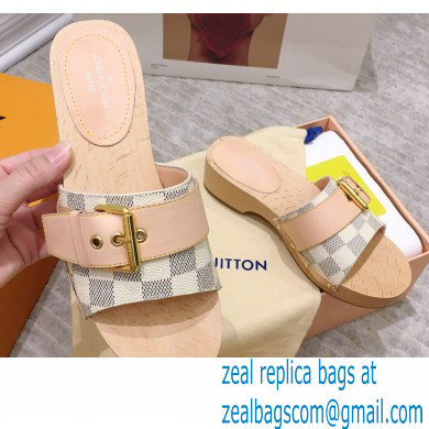 Louis Vuitton Lock It Flat Mules with Front Strap 05 2021 - Click Image to Close