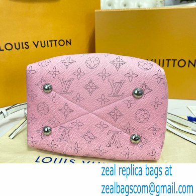 Louis Vuitton Mahina Perforated Leather Bella Bucket Bag M57855 Gradient Pink 2021