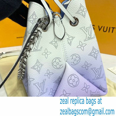 Louis Vuitton Mahina Perforated Leather Bella Bucket Bag M57856 Gradient Blue 2021 - Click Image to Close
