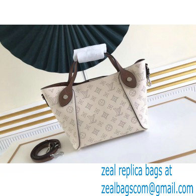 Louis Vuitton Mahina Perforated Leather Hina PM Bag M51950 Creme Beige 2021