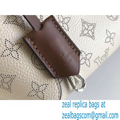 Louis Vuitton Mahina Perforated Leather Hina PM Bag M51950 Creme Beige 2021 - Click Image to Close