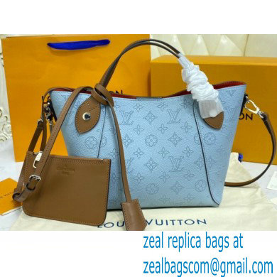 Louis Vuitton Mahina Perforated Leather Hina PM Bag M52975 Blue 2021 - Click Image to Close