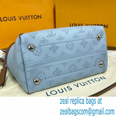 Louis Vuitton Mahina Perforated Leather Hina PM Bag M52975 Blue 2021 - Click Image to Close