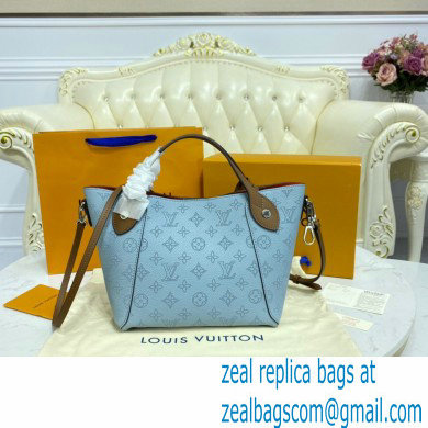 Louis Vuitton Mahina Perforated Leather Hina PM Bag M52975 Blue 2021