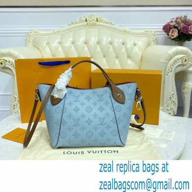 Louis Vuitton Mahina Perforated Leather Hina PM Bag M52975 Blue 2021 - Click Image to Close