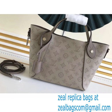 Louis Vuitton Mahina Perforated Leather Hina PM Bag M54351 Galet Gray 2021